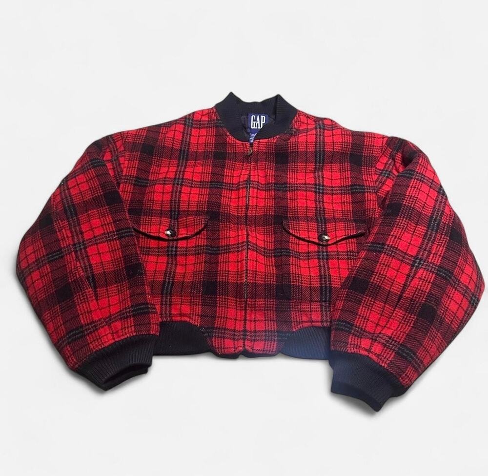 GAP Buffalo Plaid  Bomber bomber Jacket